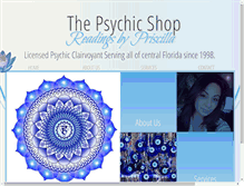 Tablet Screenshot of orlandopsychicshop.com